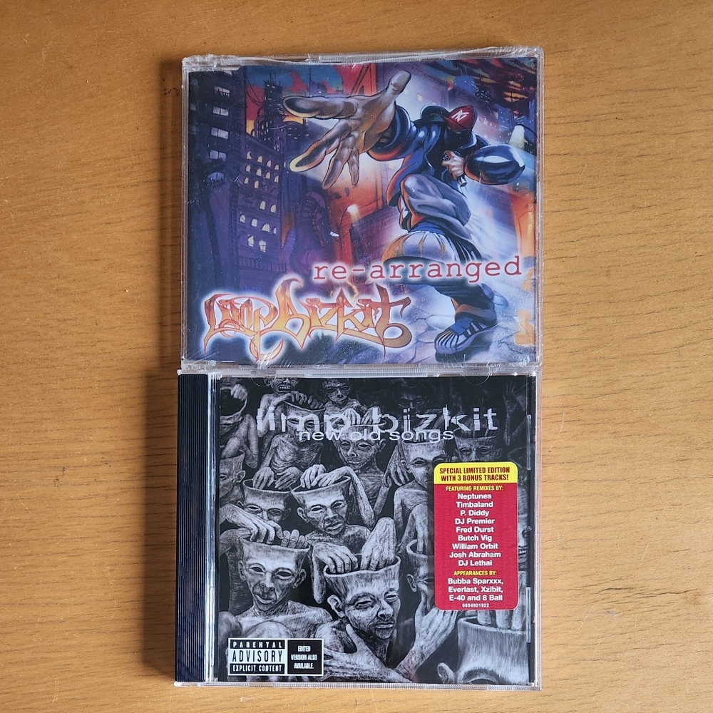 Limp Bizkit "Re-Arranged" and "New Old Songs" - CDs (Lot of 2)